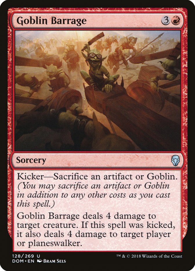 Goblin Barrage [Dominaria] Magic: The Gathering