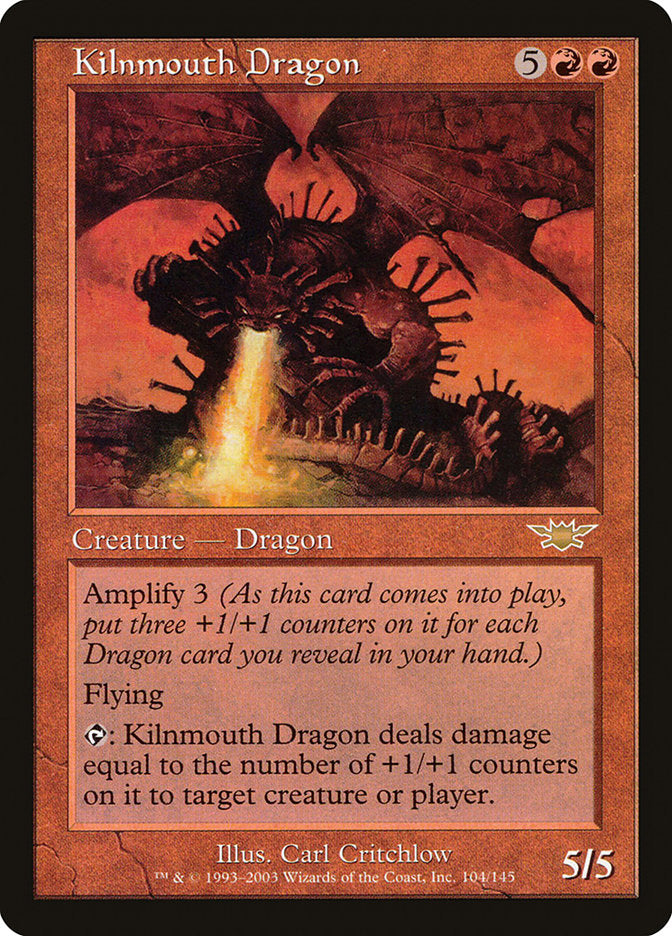 Kilnmouth Dragon [Legions] Magic: The Gathering