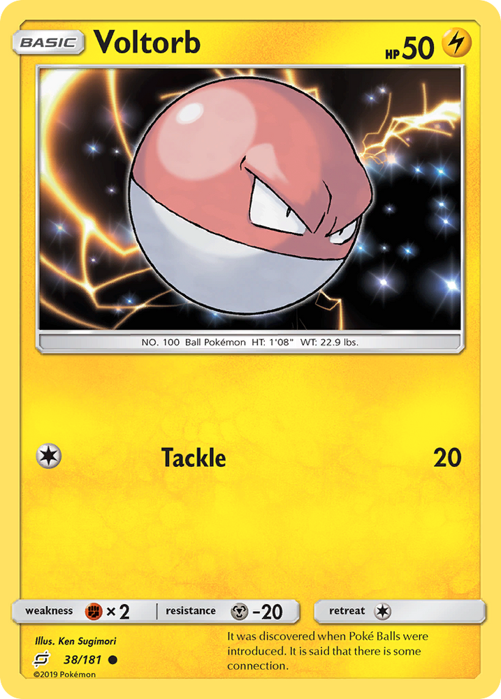 Voltorb (38/181) [Sun & Moon: Team Up] Pokémon