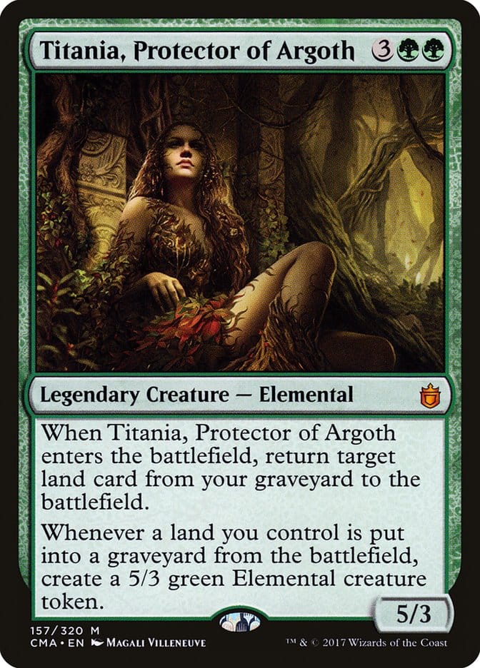 Titania, Protector of Argoth [Commander Anthology] Magic: The Gathering
