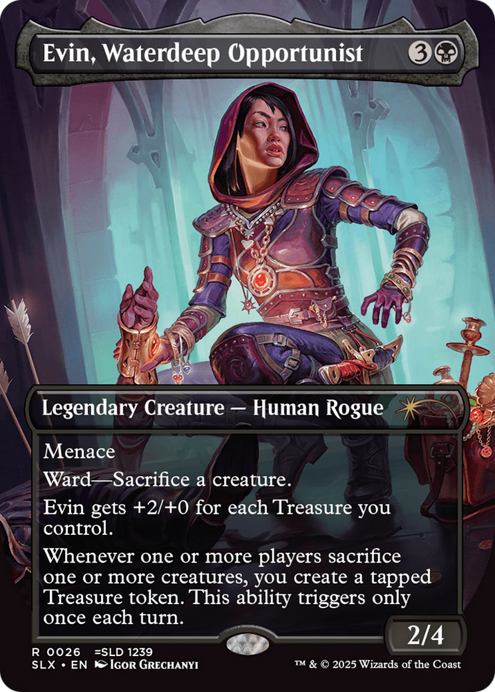 Evin, Waterdeep Opportunist [Secret Lair: Universes Within] Magic: The Gathering