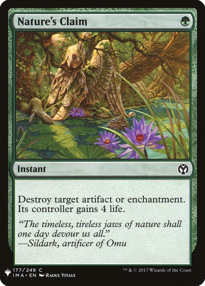 Nature's Claim [Mystery Booster] Magic: The Gathering