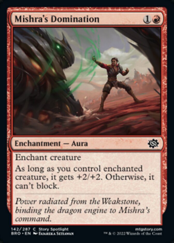 Mishra's Domination [The Brothers' War] Magic: The Gathering