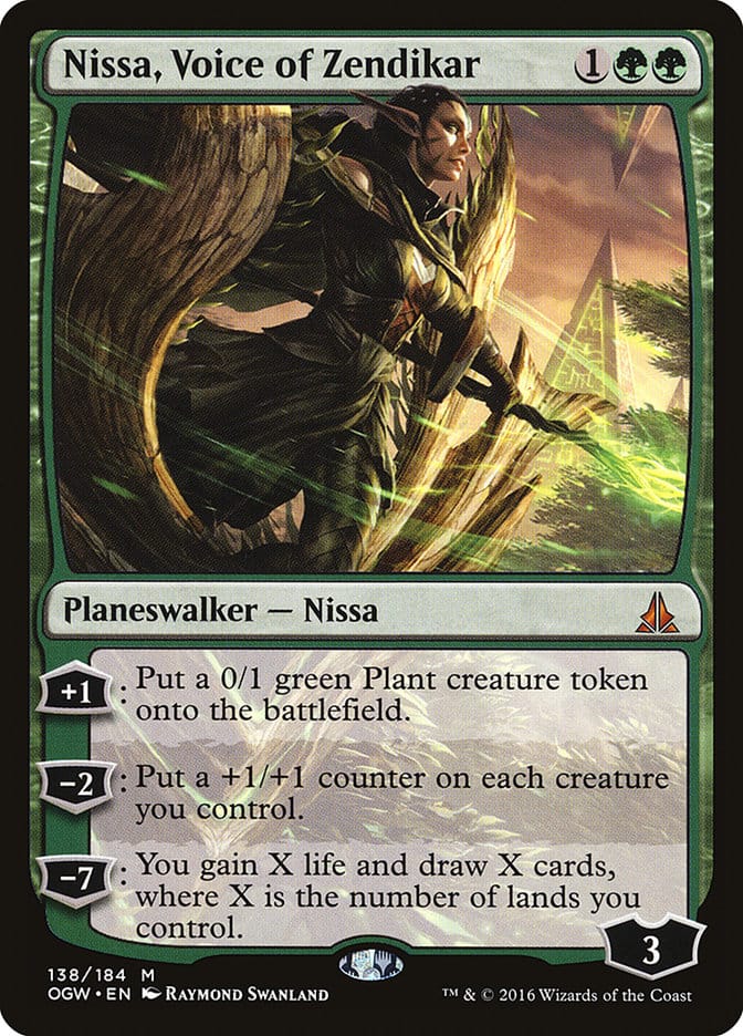 Nissa, Voice of Zendikar [Oath of the Gatewatch] Magic: The Gathering