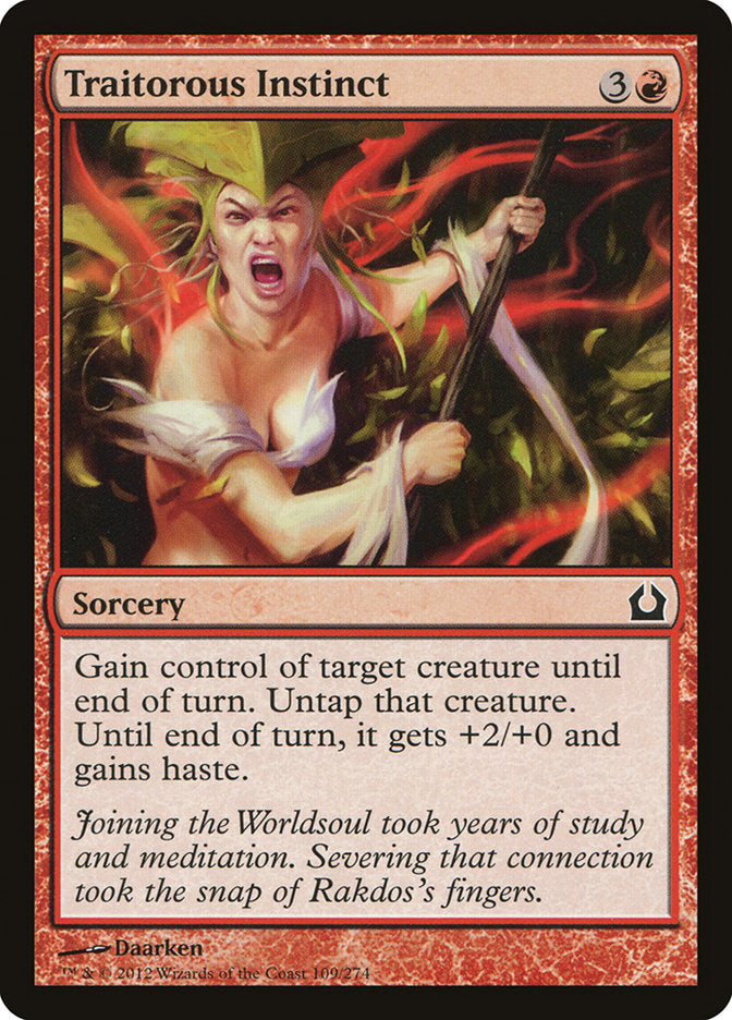 Traitorous Instinct [Return to Ravnica] Magic: The Gathering