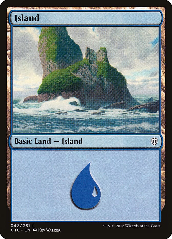Island (342) [Commander 2016] Magic: The Gathering