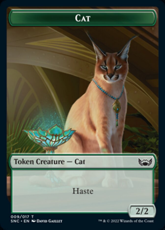 Cat // Dog Double-Sided Token [Streets of New Capenna Tokens] Magic: The Gathering