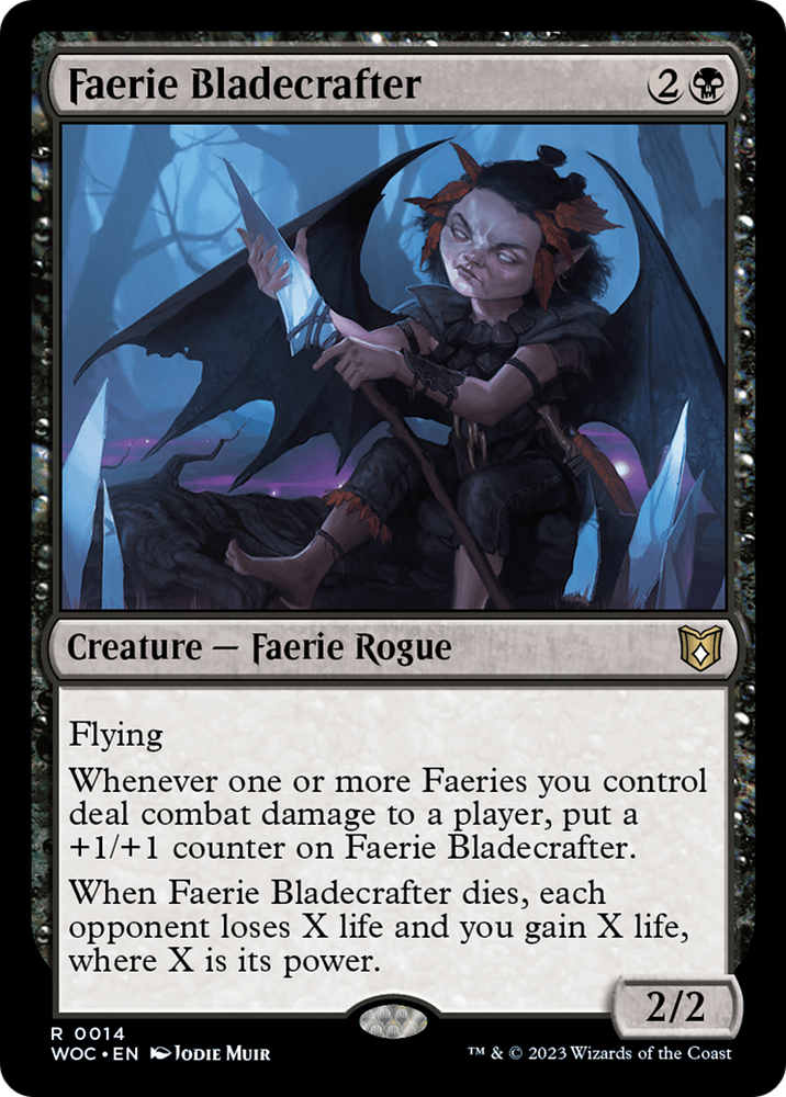 Faerie Bladecrafter [Wilds of Eldraine Commander] Magic: The Gathering