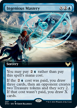 Ingenious Mastery (Extended Art) [Strixhaven: School of Mages] Magic: The Gathering