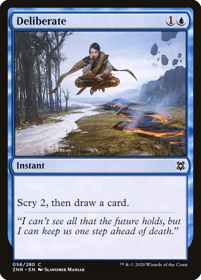 Deliberate [Zendikar Rising] Magic: The Gathering