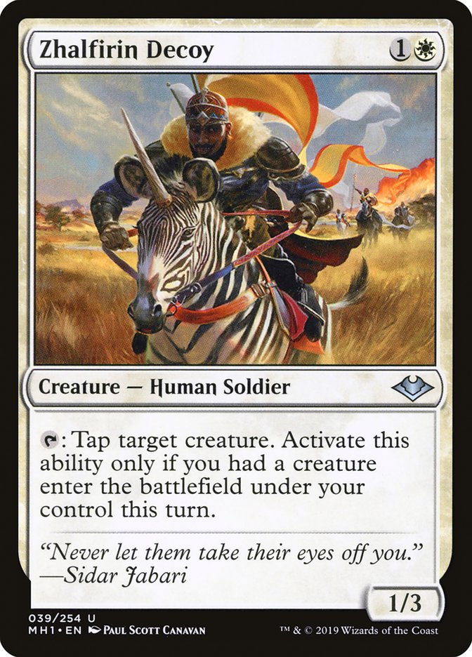 Zhalfirin Decoy [Modern Horizons] Magic: The Gathering