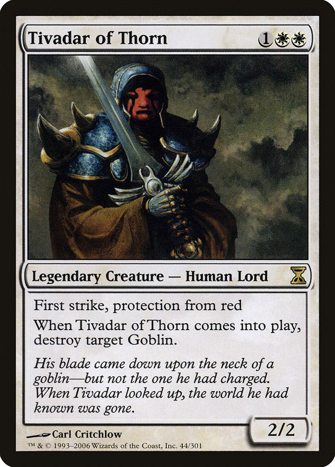 Tivadar of Thorn [Time Spiral] Magic: The Gathering