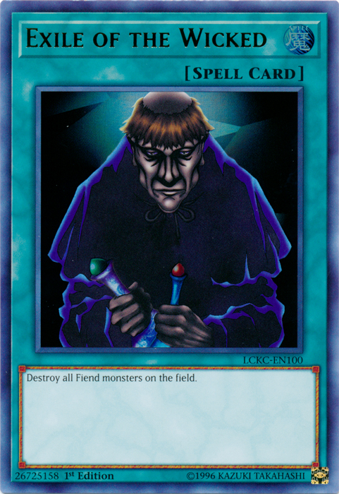 Exile of the Wicked [LCKC-EN100] Ultra Rare Yu-Gi-Oh!