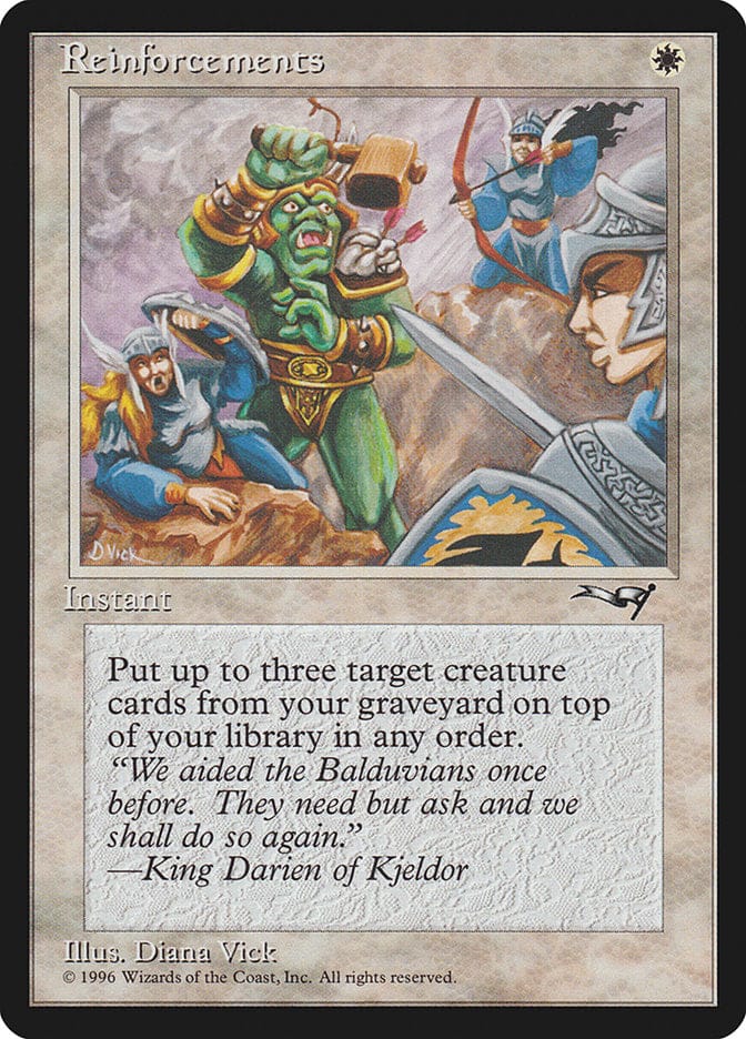 Reinforcements (With Archer) [Alliances] Magic: The Gathering