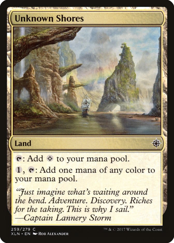 Unknown Shores [Ixalan] Magic: The Gathering