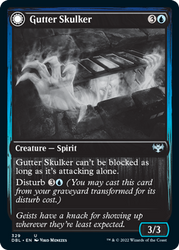 Gutter Skulker // Gutter Shortcut [Innistrad: Double Feature] Magic: The Gathering