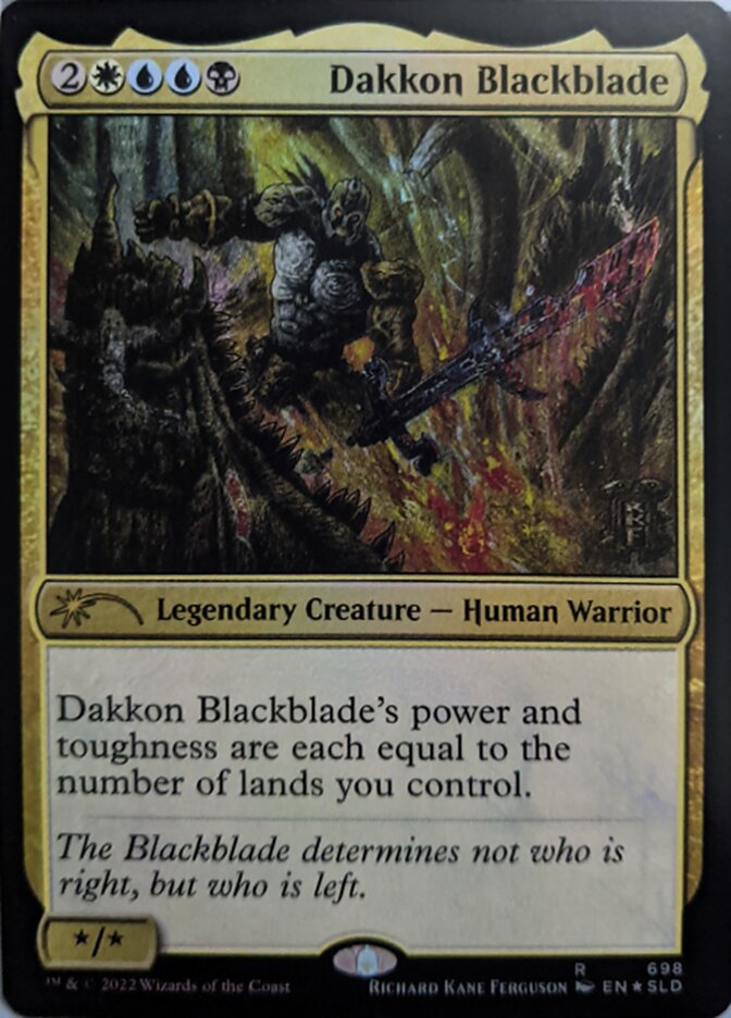 Dakkon Blackblade [Secret Lair Drop Promos] Magic: The Gathering