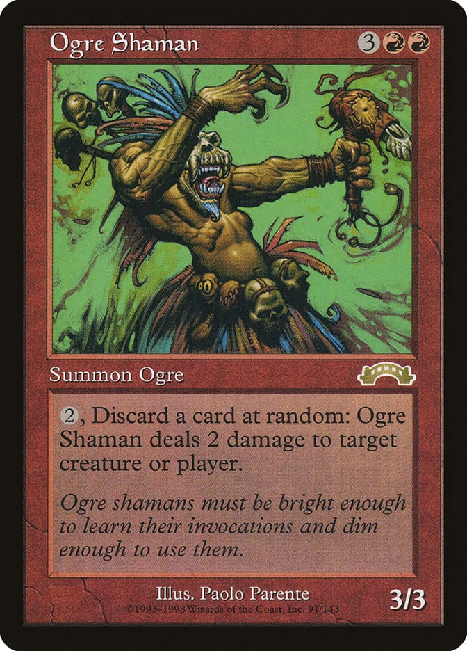 Ogre Shaman [Exodus] Magic: The Gathering