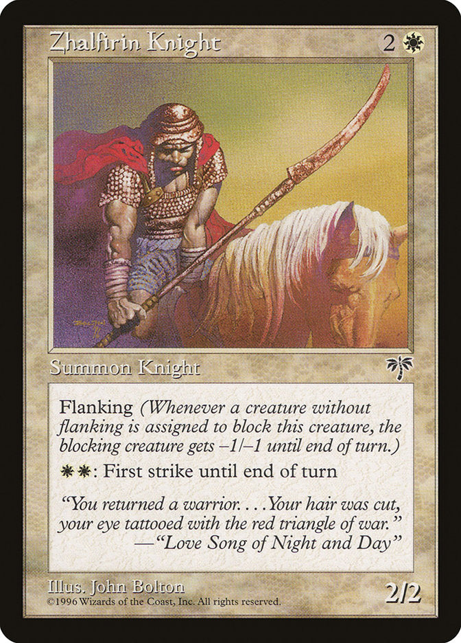 Zhalfirin Knight [Mirage] Magic: The Gathering
