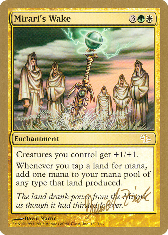 Mirari's Wake (Daniel Zink) [World Championship Decks 2003] Magic: The Gathering