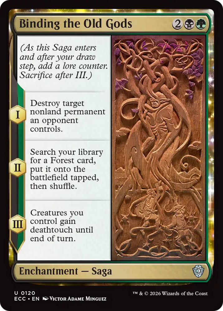 Binding the Old Gods [Lorwyn Eclipsed Commander] Magic: The Gathering