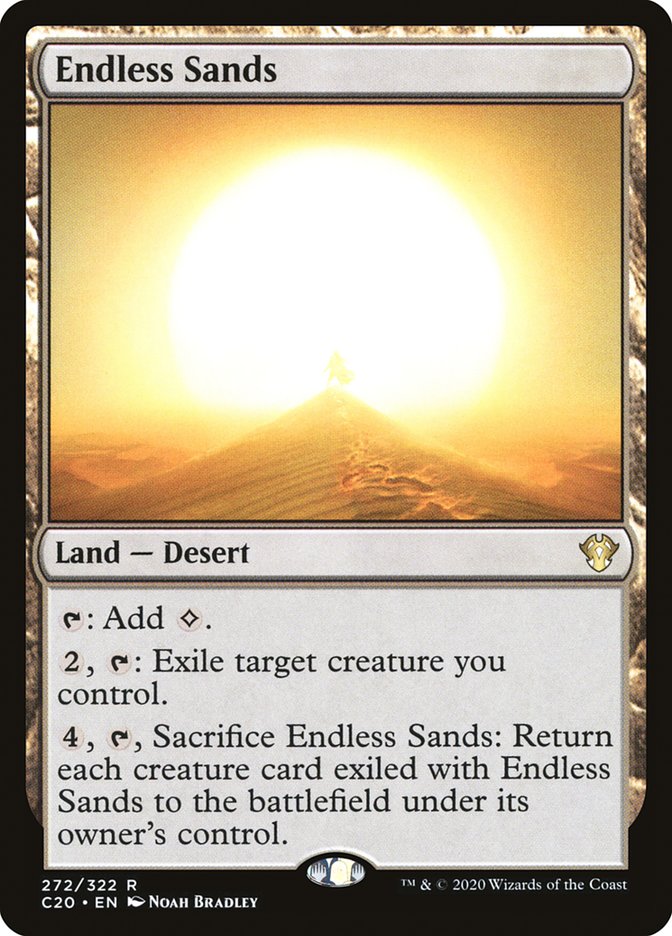 Endless Sands [Commander 2020] Magic: The Gathering