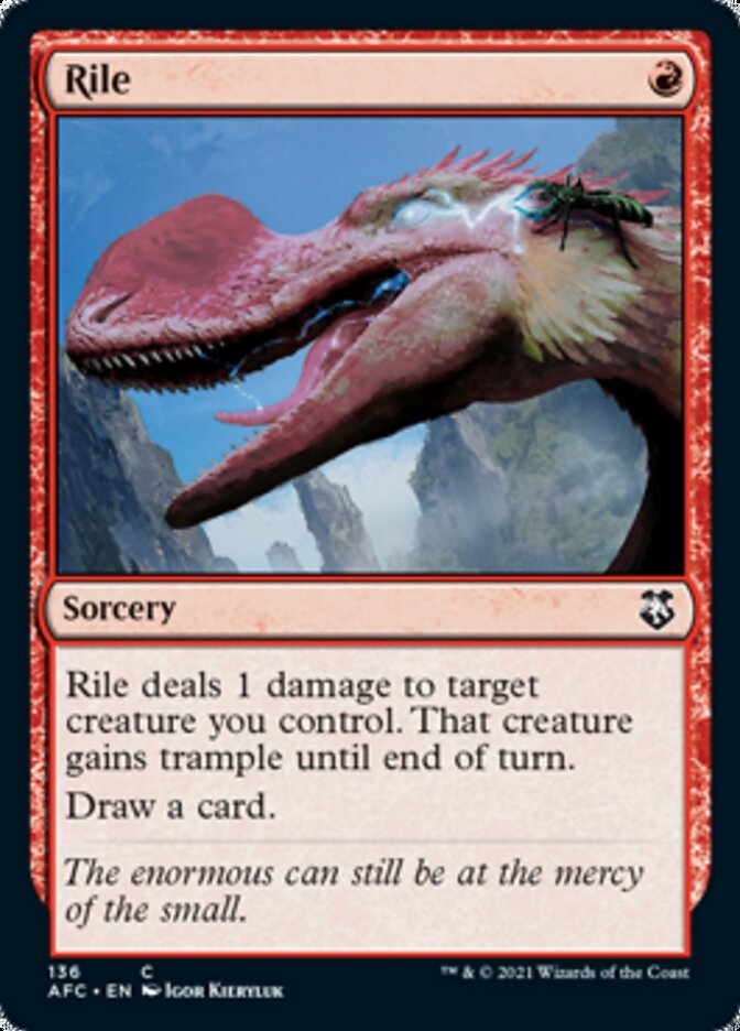 Rile [Dungeons & Dragons: Adventures in the Forgotten Realms Commander] Magic: The Gathering