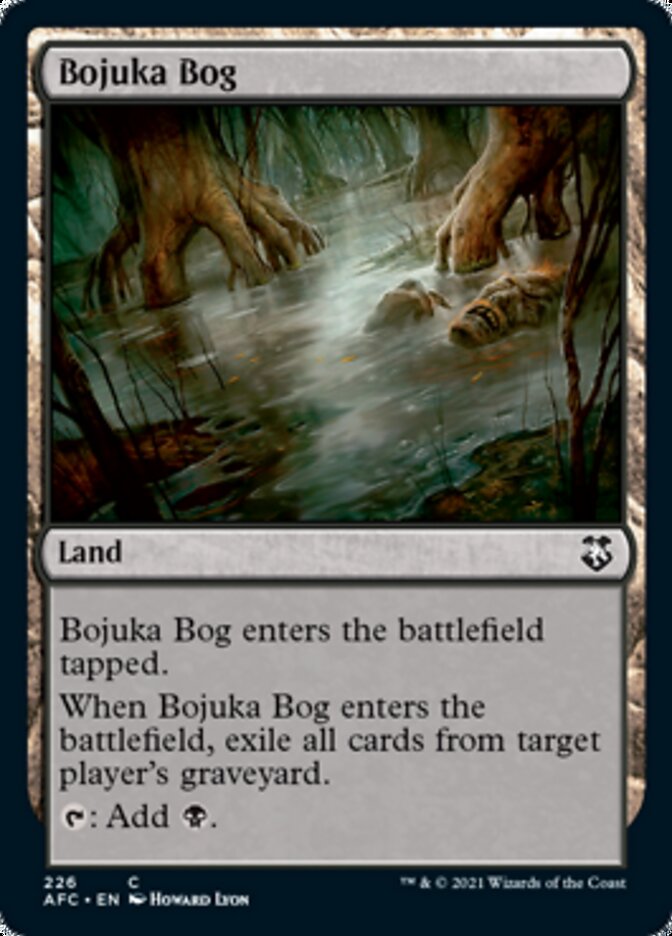 Bojuka Bog [Dungeons & Dragons: Adventures in the Forgotten Realms Commander] Magic: The Gathering