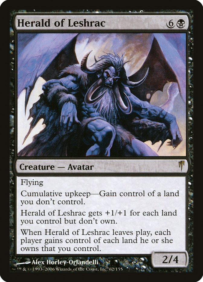 Herald of Leshrac [Coldsnap] Magic: The Gathering