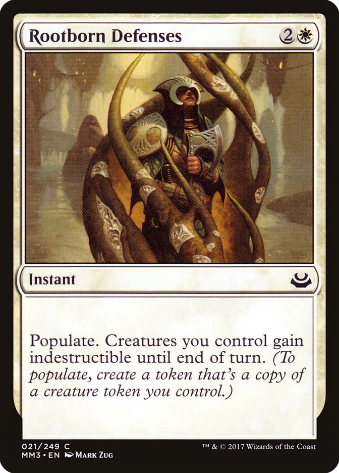 Rootborn Defenses [Modern Masters 2017] Magic: The Gathering