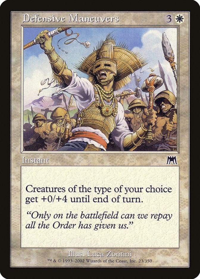 Defensive Maneuvers [Onslaught] Magic: The Gathering