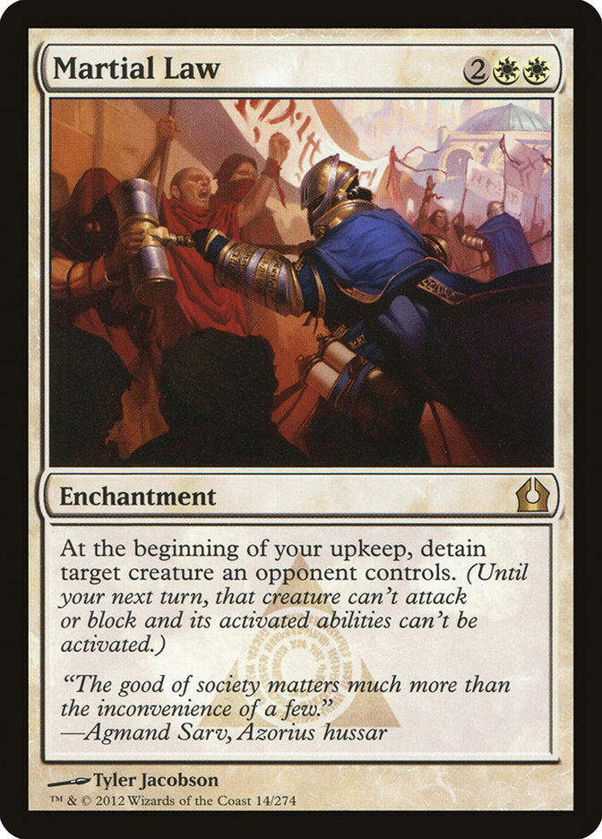 Martial Law [Return to Ravnica] Magic: The Gathering