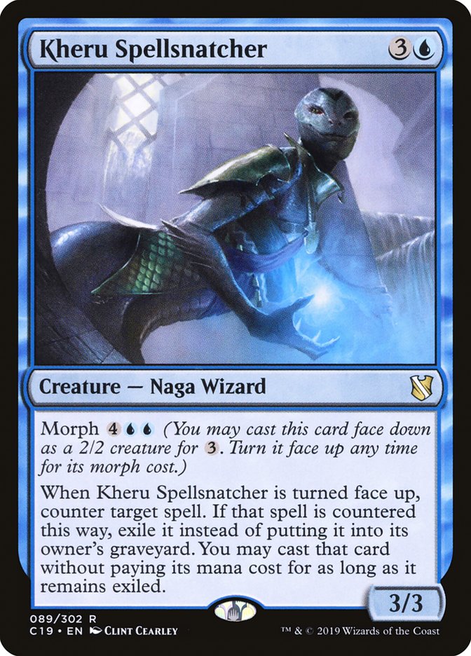 Kheru Spellsnatcher [Commander 2019] Magic: The Gathering