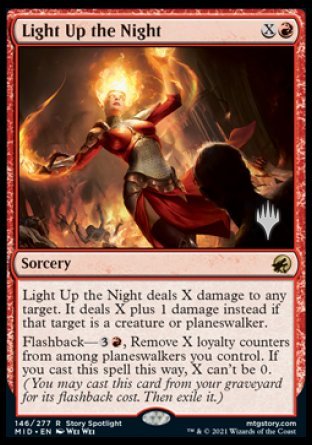 Light Up the Night (Promo Pack) [Innistrad: Midnight Hunt Promos] Magic: The Gathering
