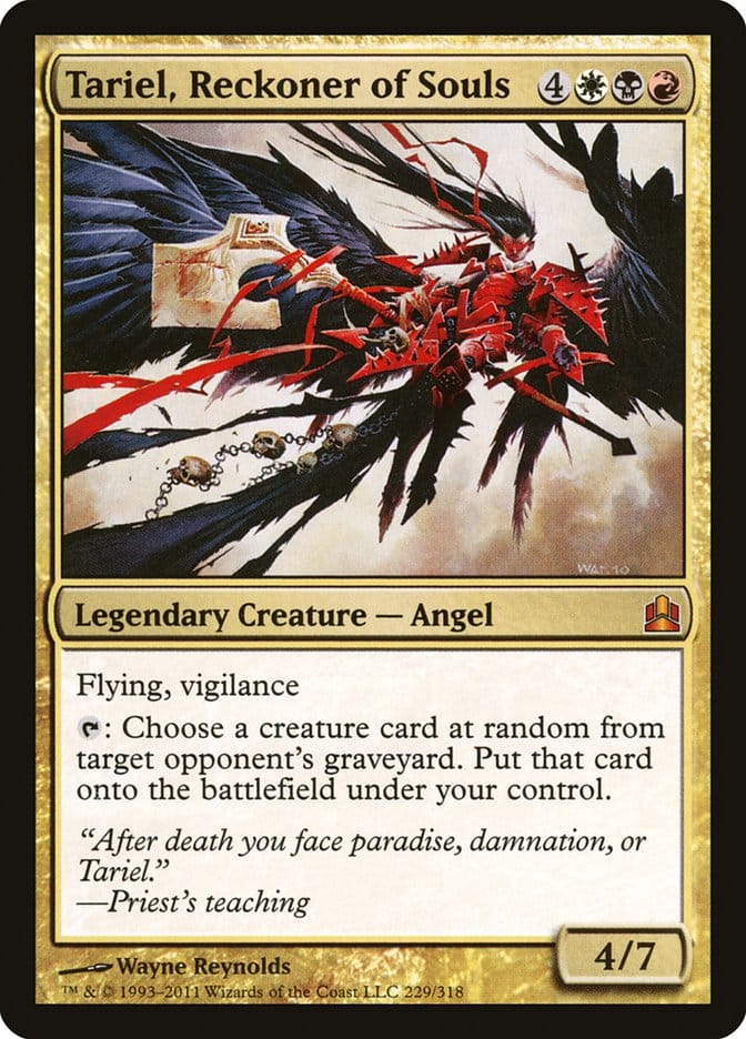 Tariel, Reckoner of Souls [Commander 2011] Magic: The Gathering