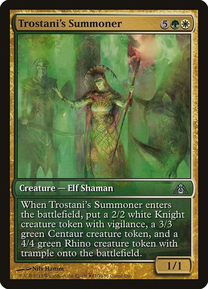 Trostani's Summoner (Game Day) [Dragon's Maze Promos] Magic: The Gathering