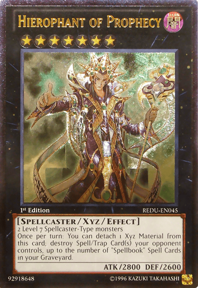 Hierophant of Prophecy [REDU-EN045] Ultimate Rare - Yugioh Cards For Your TCG Needs!
