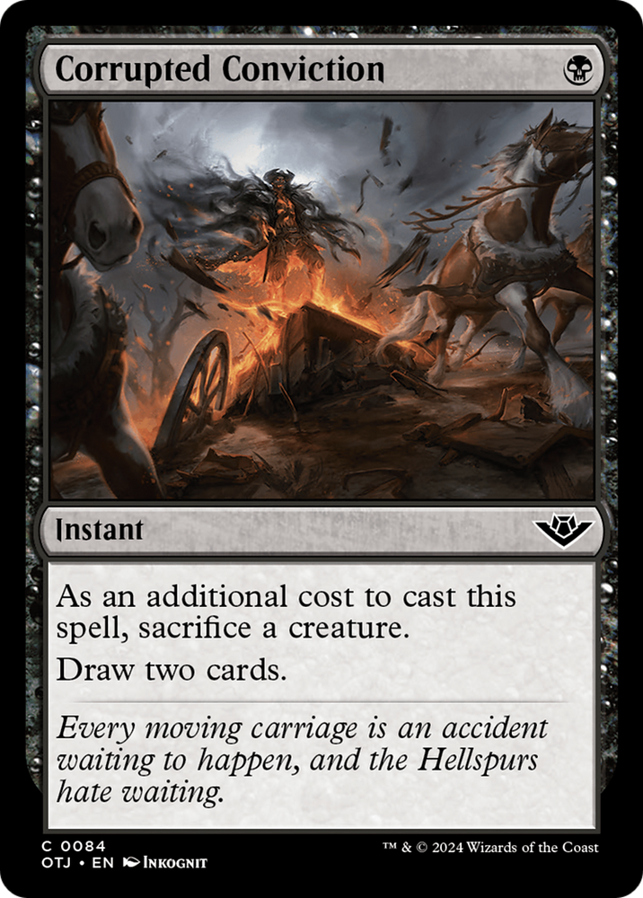 Corrupted Conviction [Outlaws of Thunder Junction] Magic: The Gathering