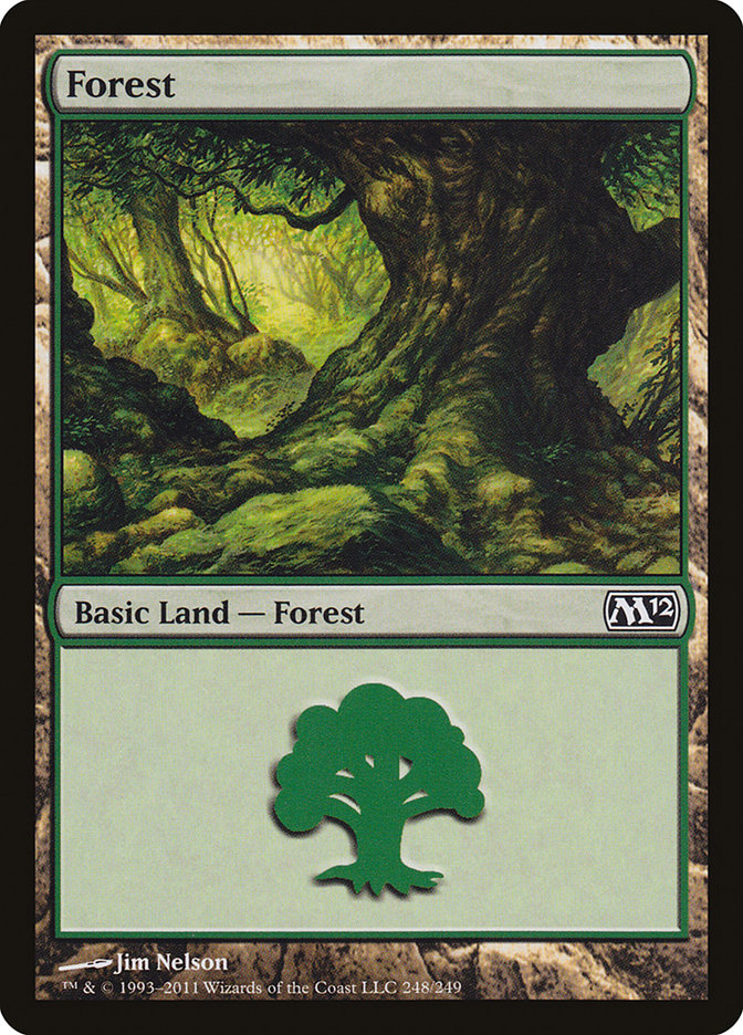 Forest (248) [Magic 2012] Magic: The Gathering