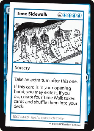 Time Sidewalk (2021 Edition) [Mystery Booster Playtest Cards] Magic: The Gathering