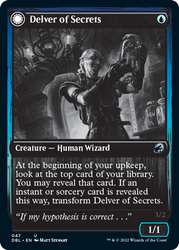 Delver of Secrets // Insectile Aberration [Innistrad: Double Feature] Magic: The Gathering