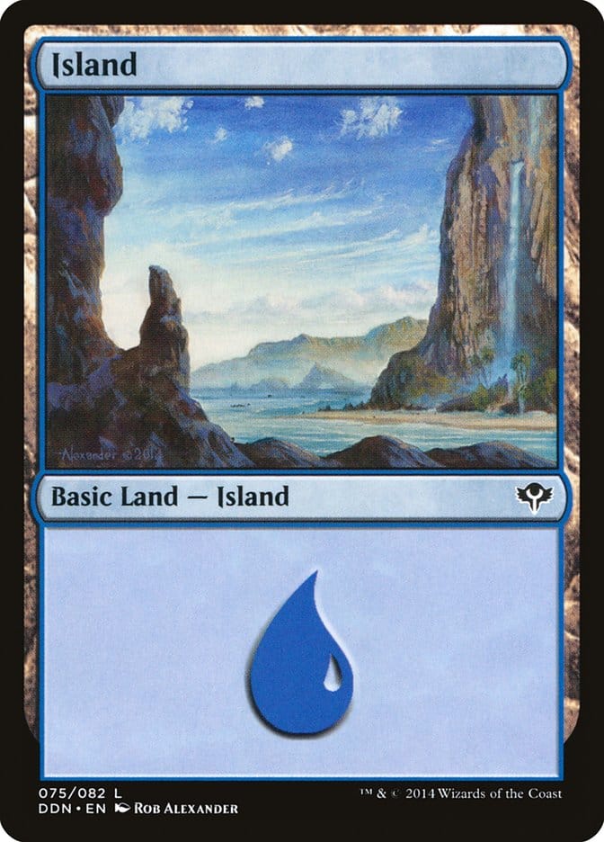 Island (75) [Duel Decks: Speed vs. Cunning] Magic: The Gathering