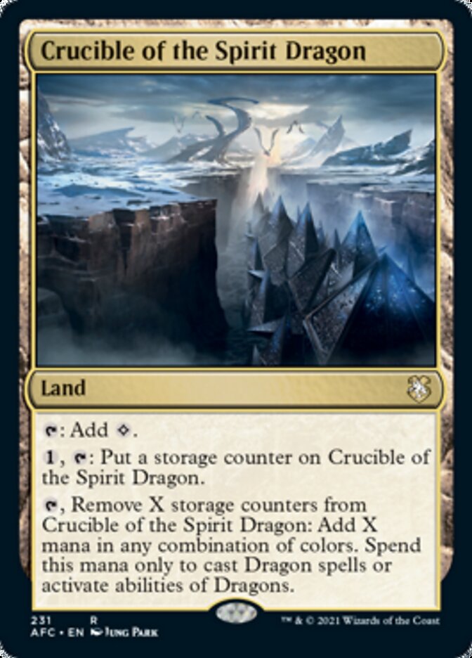 Crucible of the Spirit Dragon [Dungeons & Dragons: Adventures in the Forgotten Realms Commander] Magic: The Gathering