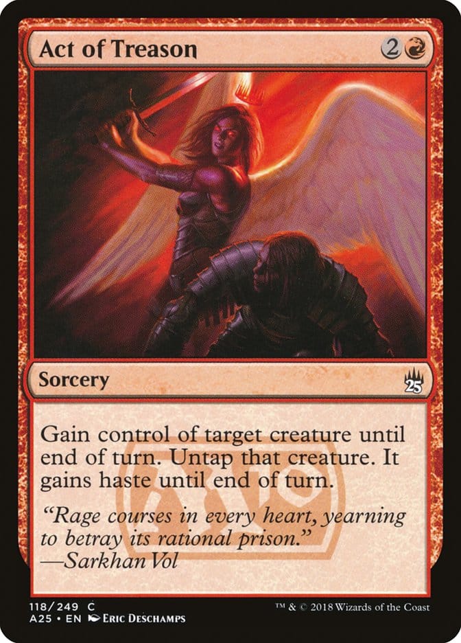 Act of Treason [Masters 25] Magic: The Gathering