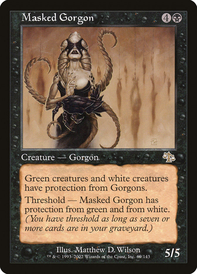 Masked Gorgon [Judgment] Magic: The Gathering