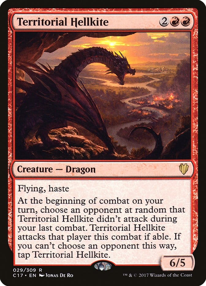 Territorial Hellkite [Commander 2017] Magic: The Gathering
