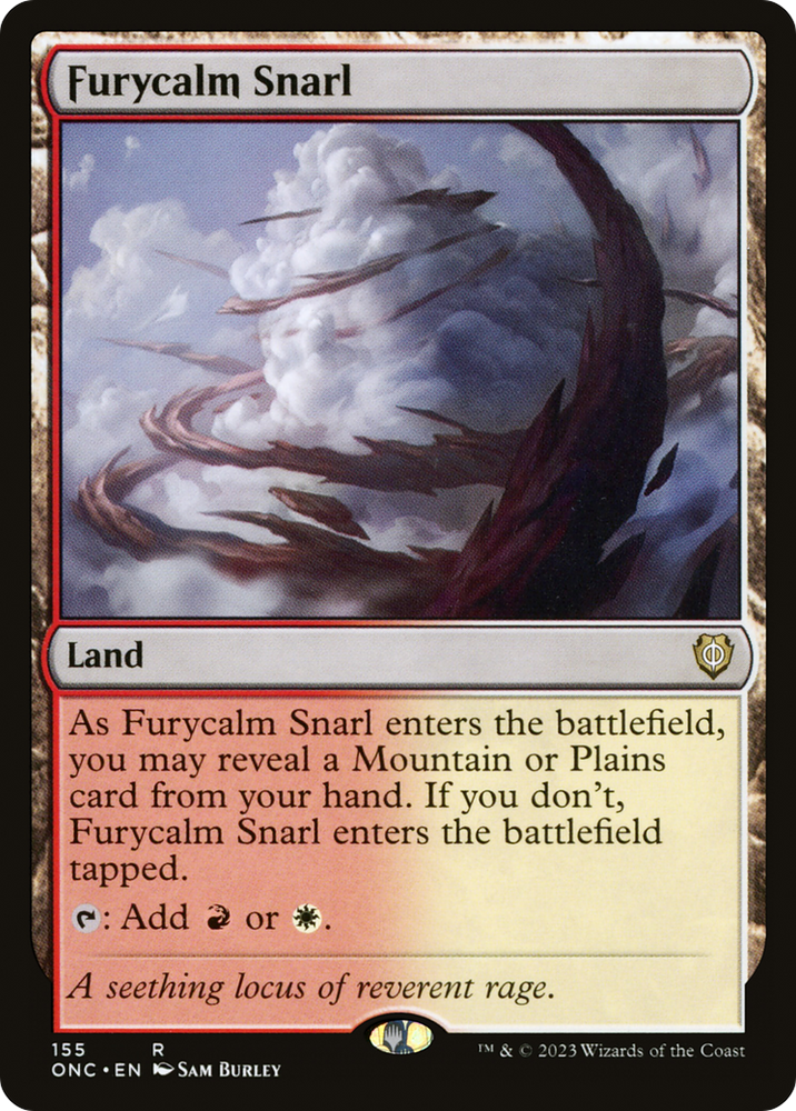 Furycalm Snarl [Phyrexia: All Will Be One Commander] Magic: The Gathering