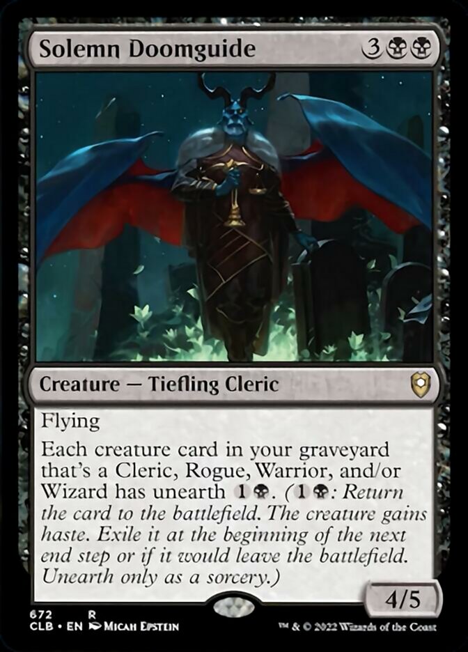 Solemn Doomguide [Commander Legends: Battle for Baldur's Gate] Magic: The Gathering