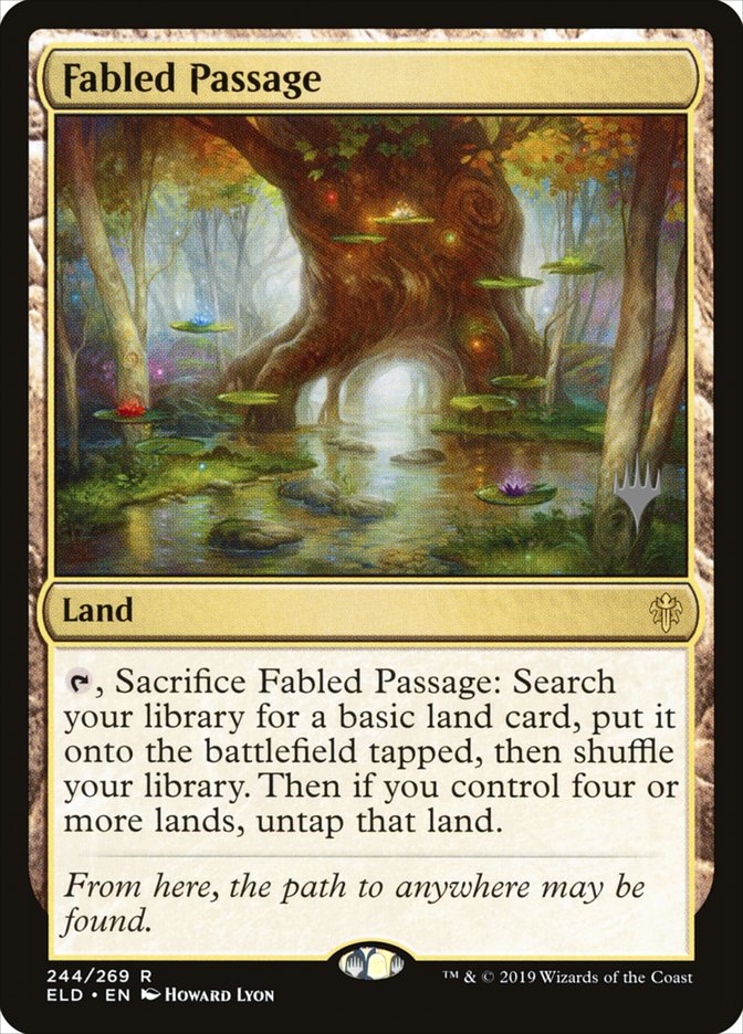 Fabled Passage (Promo Pack) [Throne of Eldraine Promos] Magic: The Gathering