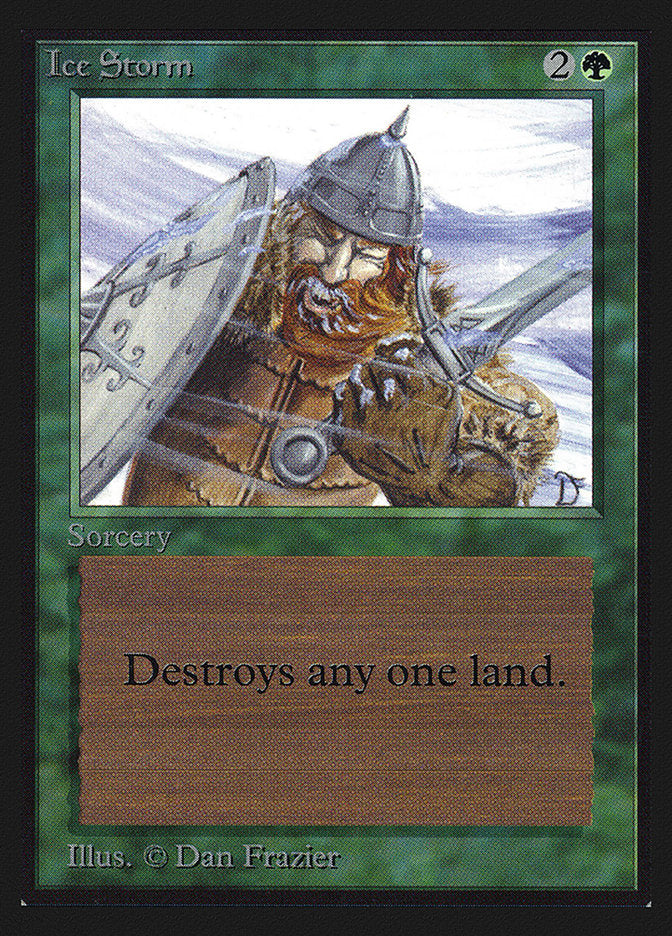 Ice Storm [International Collectors' Edition] Magic: The Gathering